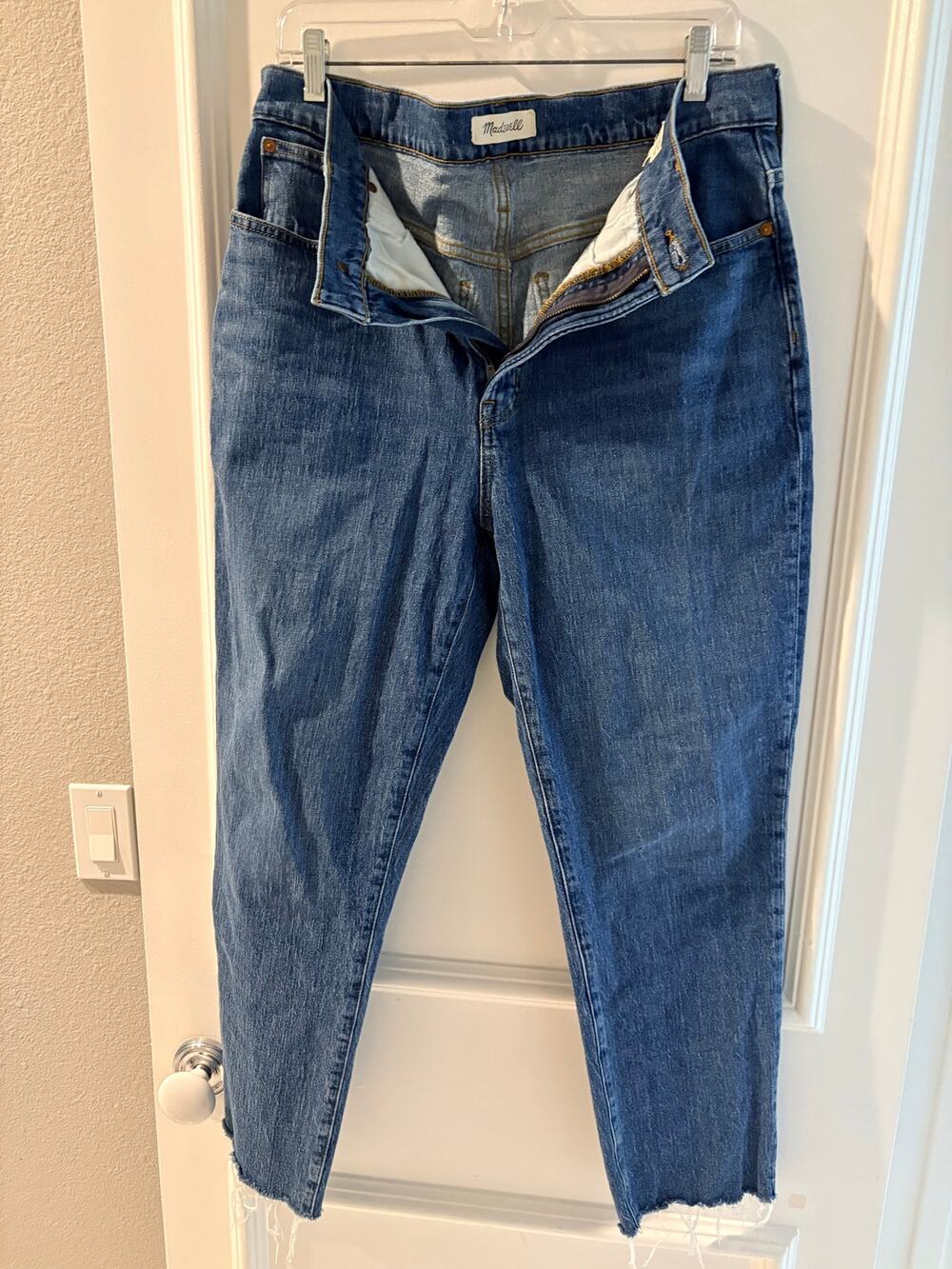 Madewell The Perfect Vintage Jean High-Rise Tapered Blue Denim Size 31